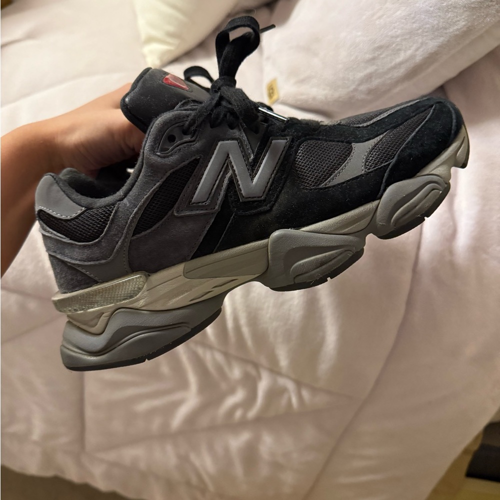 New Balance Charcoal and Black Athletic Shoes